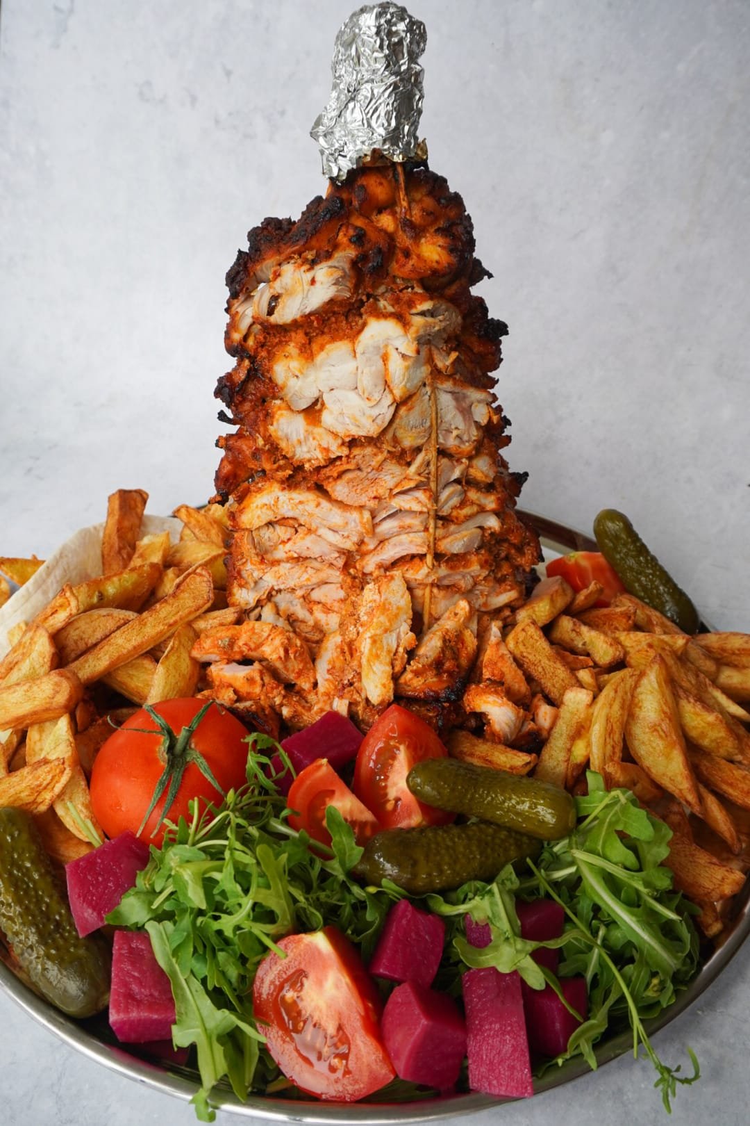 Put together in a few minutes, this Chicken Tavuk Doner with Chips is an absolute masterpiece, ready to serve family and friends all night.