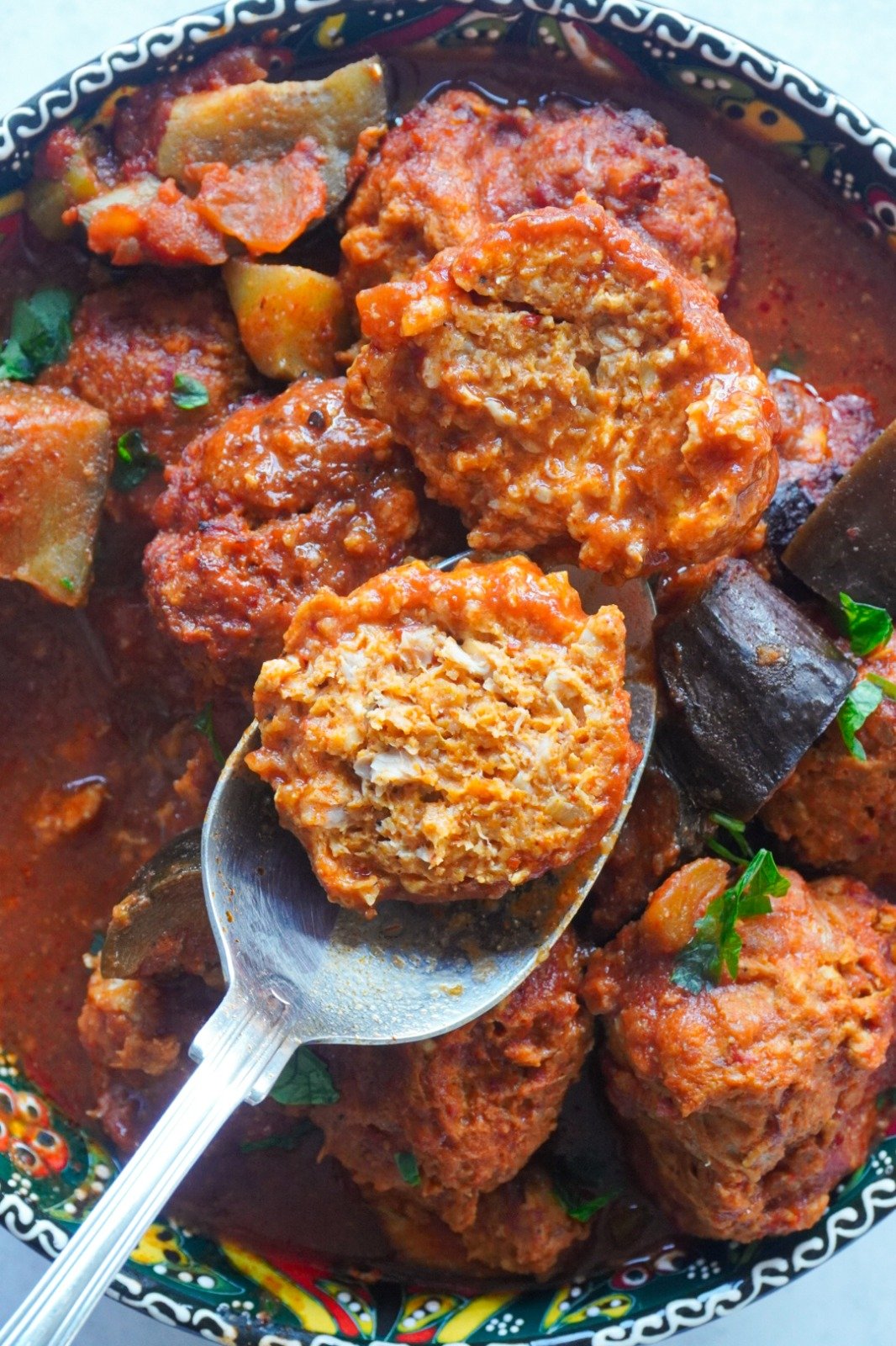 Deliciously tasty Baked Aubergine And Chicken Kofta is the number one recipe to keep family and friends happy.