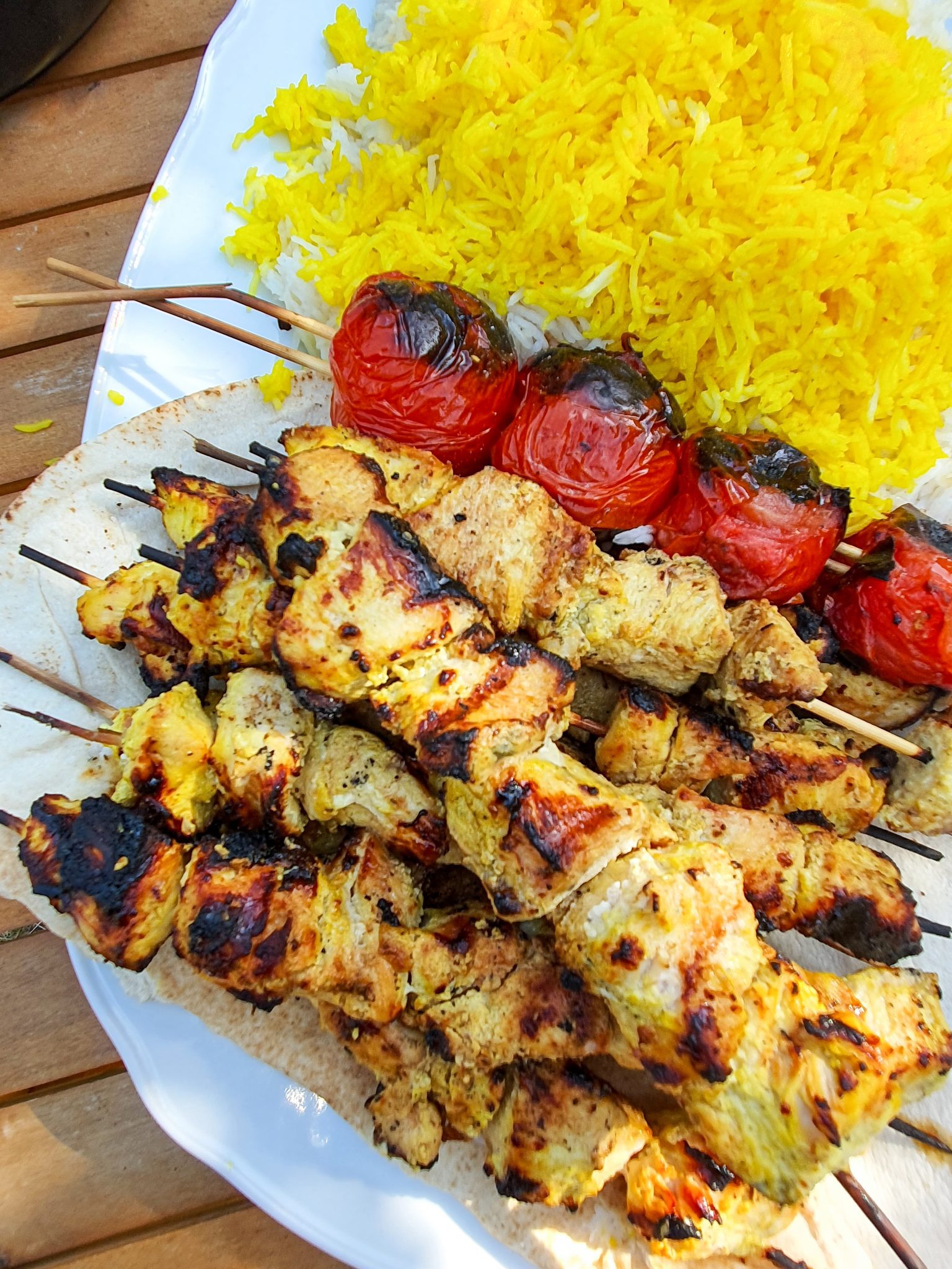 Persian Saffron Joojeh Kebab PEANUTSWIRLS