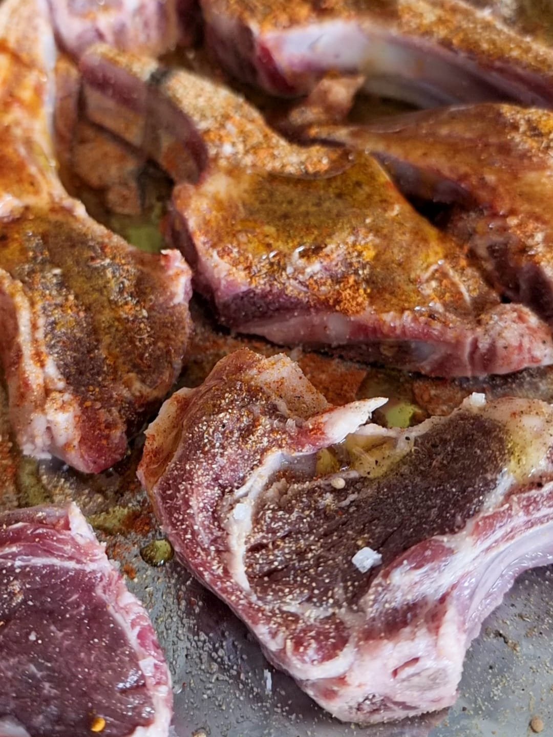A mixture of seasoning added to your lamb chops to give you that perfect taste.
