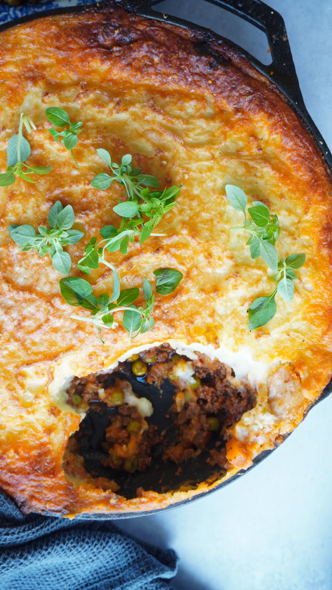 Put the Classic English Shepherds Pie in the oven to bake.