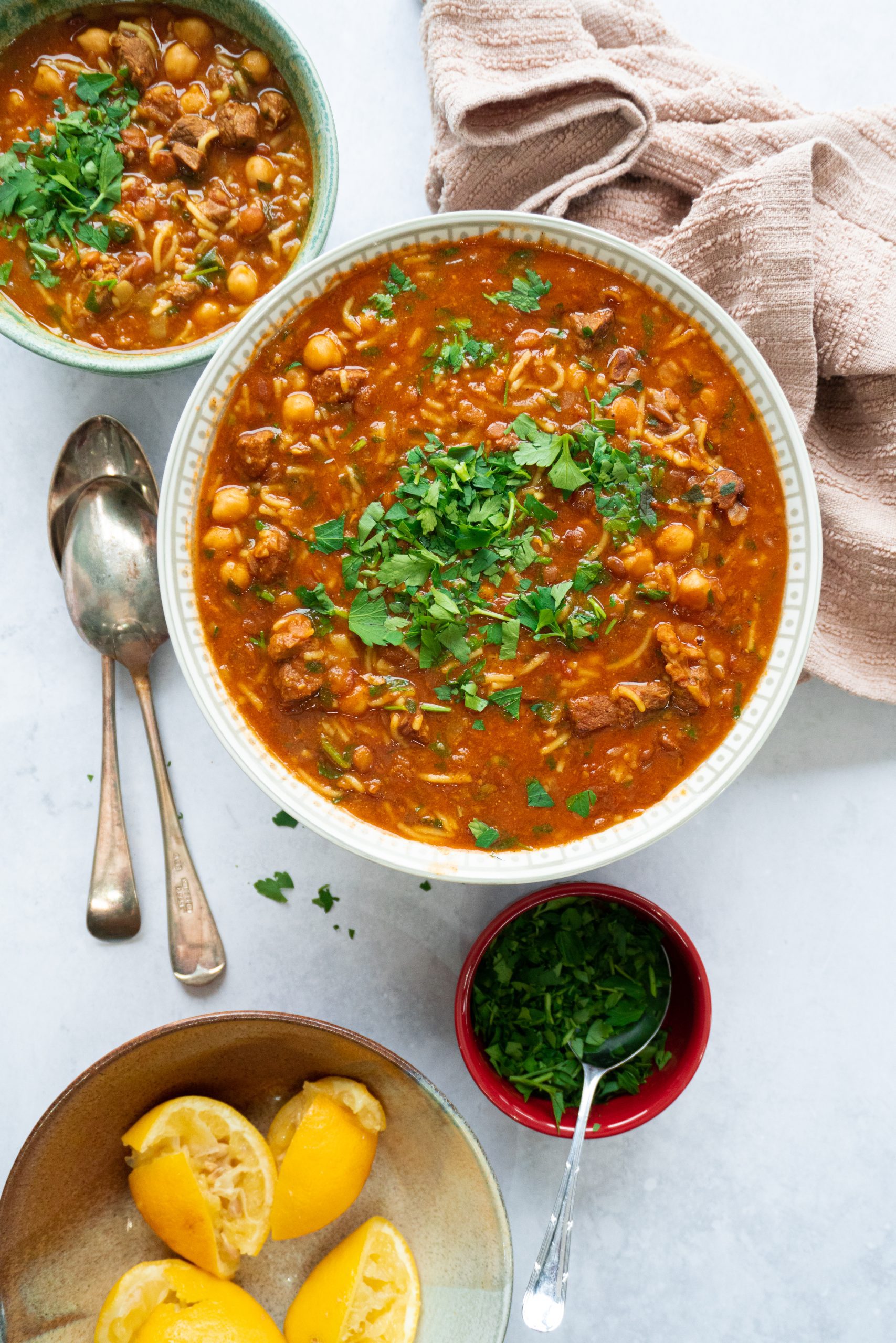 Authentic Moroccan Harira Soup