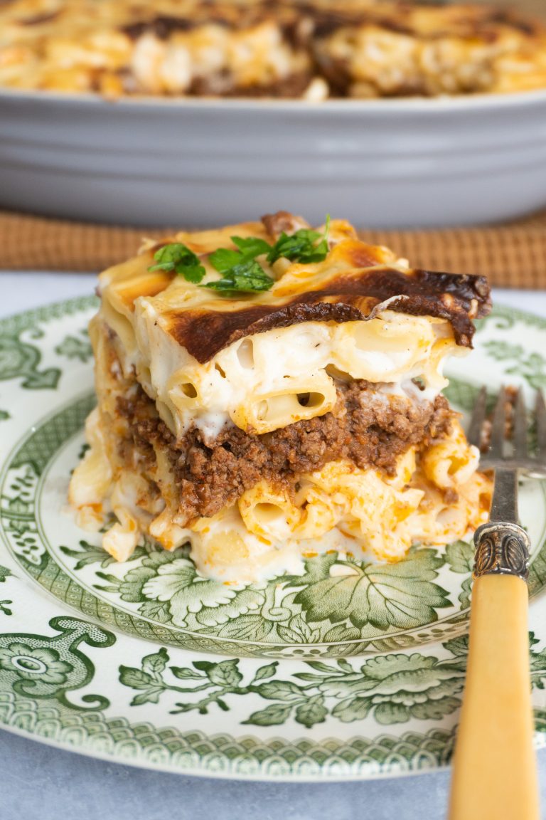 Bechamel Pasta Bake (Macarona Bechamel)