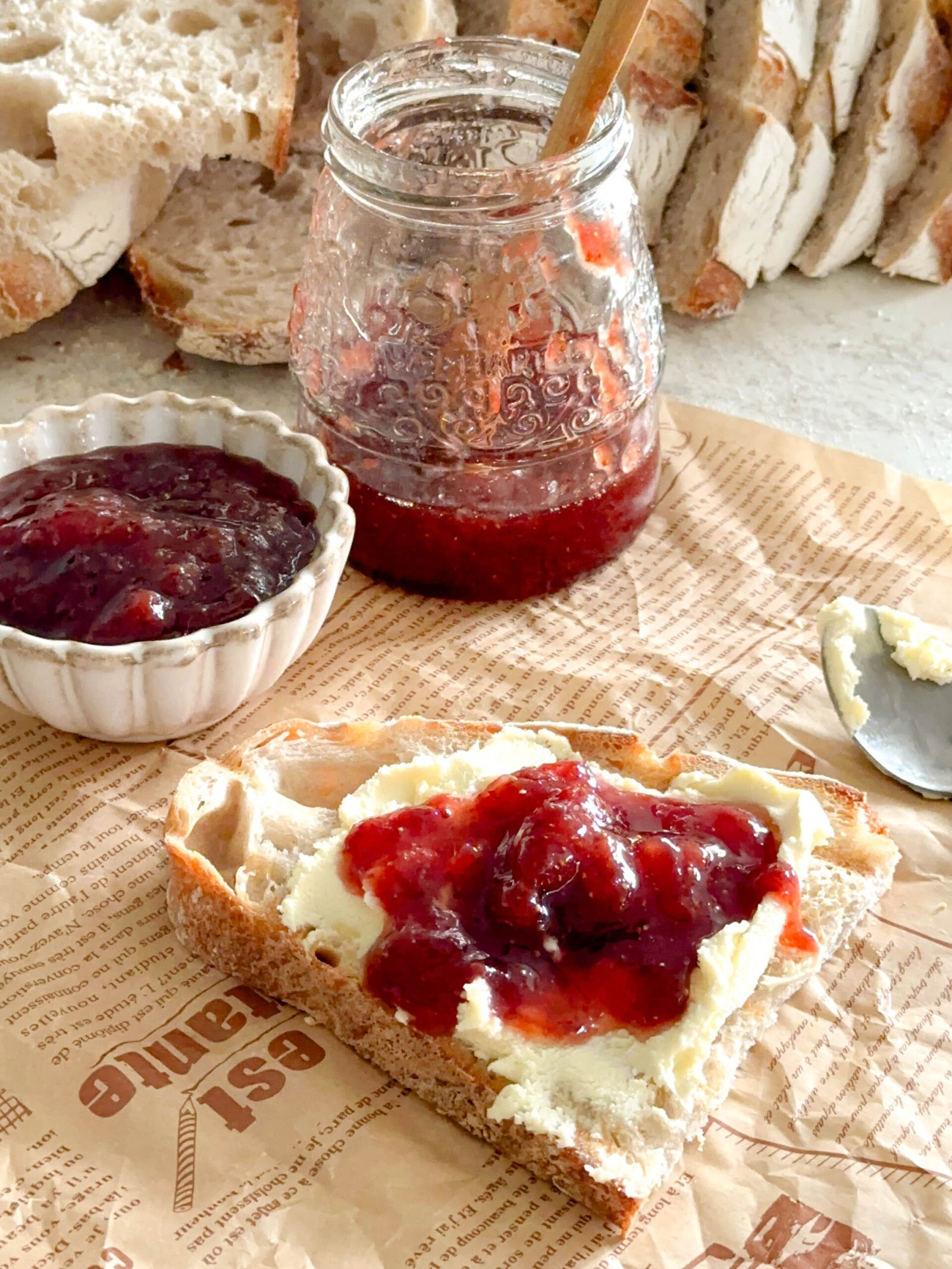 Mama's strawberry jam 