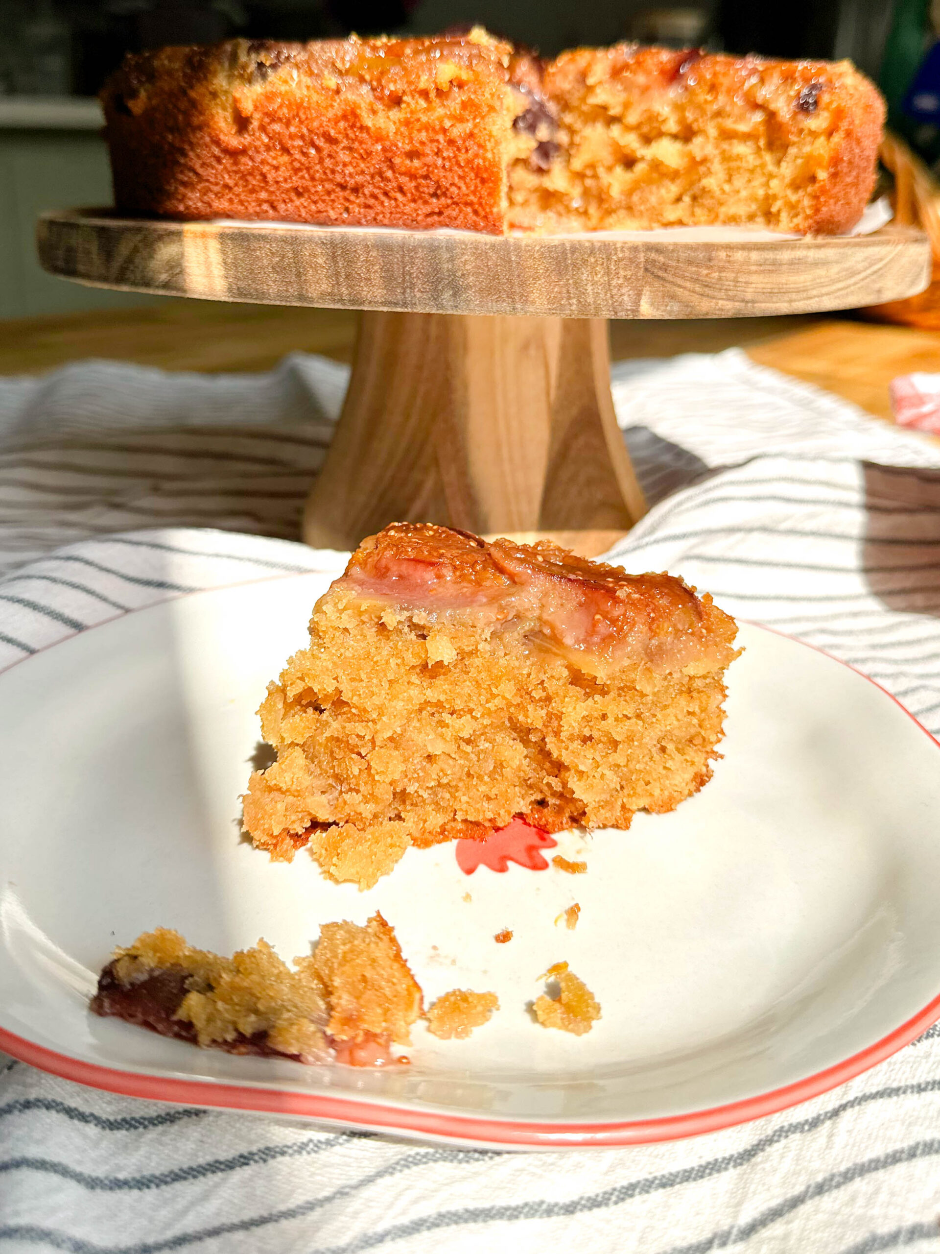  slice of Delicious Fig and Almond Cake