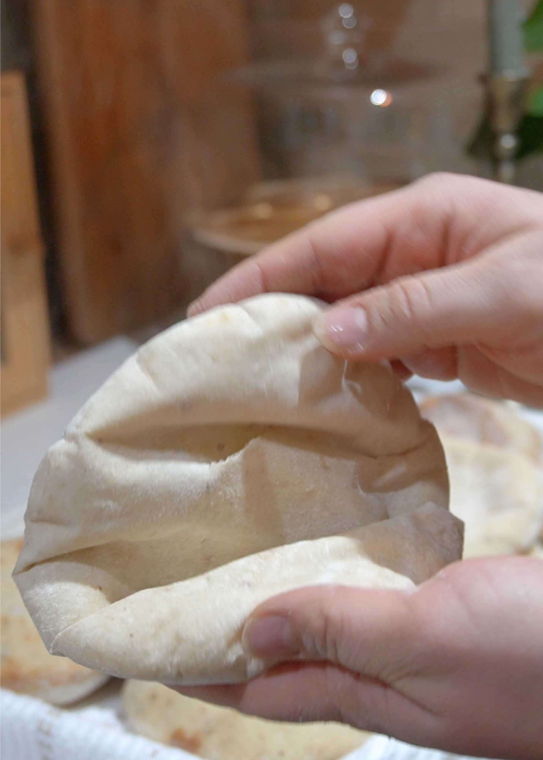 Super Easy Sourdough Pita Bread